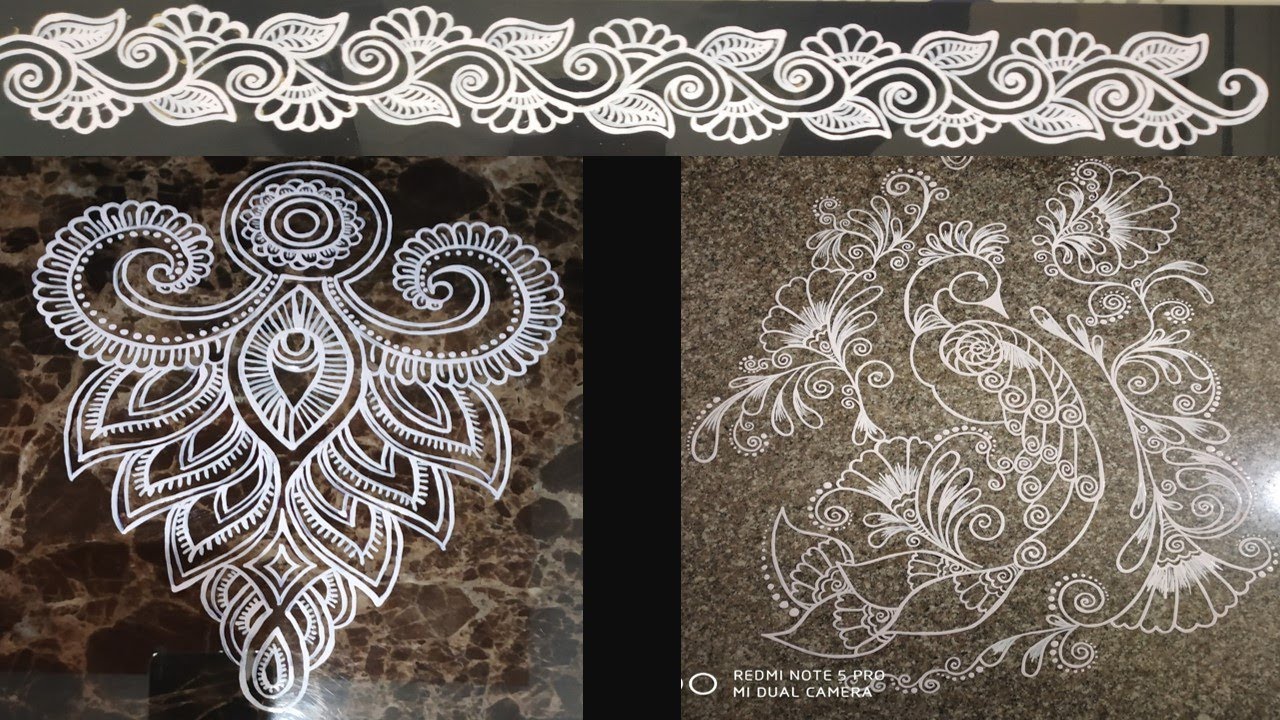 Pooja room Rangoli designs|Rangoli for Pooja Room| Kolam Design| Rangoli border| Diwali decoration