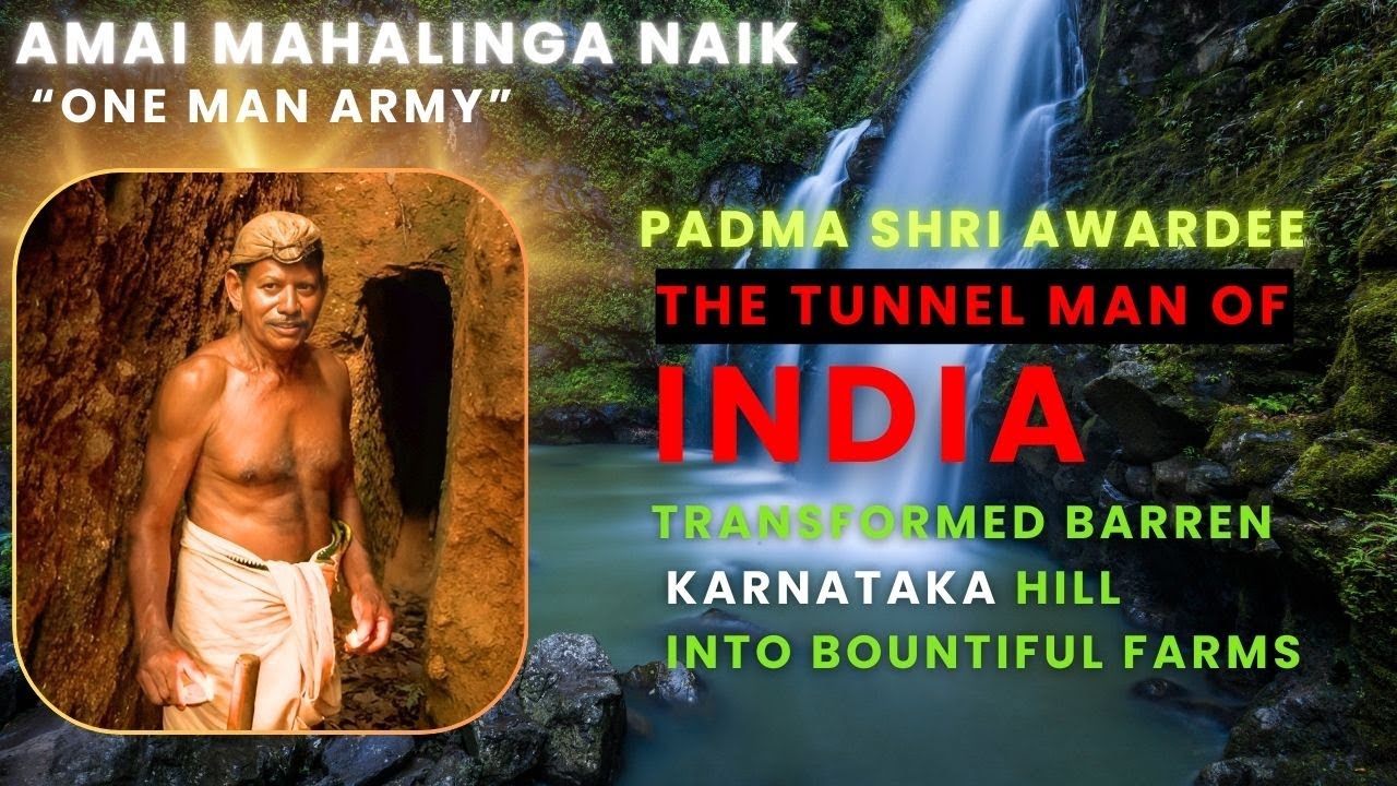 The Tunnel Man of India | PADMA SHREE AWARDEE |Discover The Uncommons|#padmashree #karnataka #india