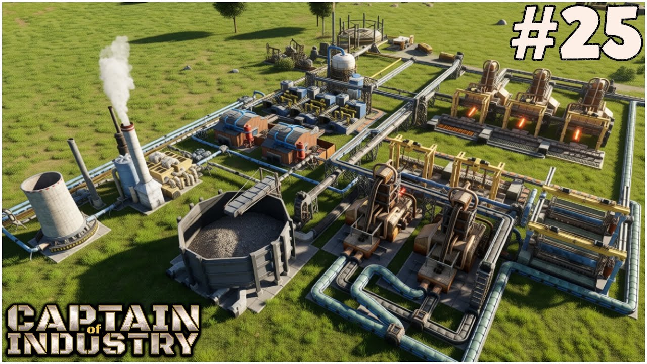 #25 ZONA DEDICATA SOLO ALLE RIPARAZIONI - CAPTAIN OF INDUSTRY - GAMEPLAY ITA