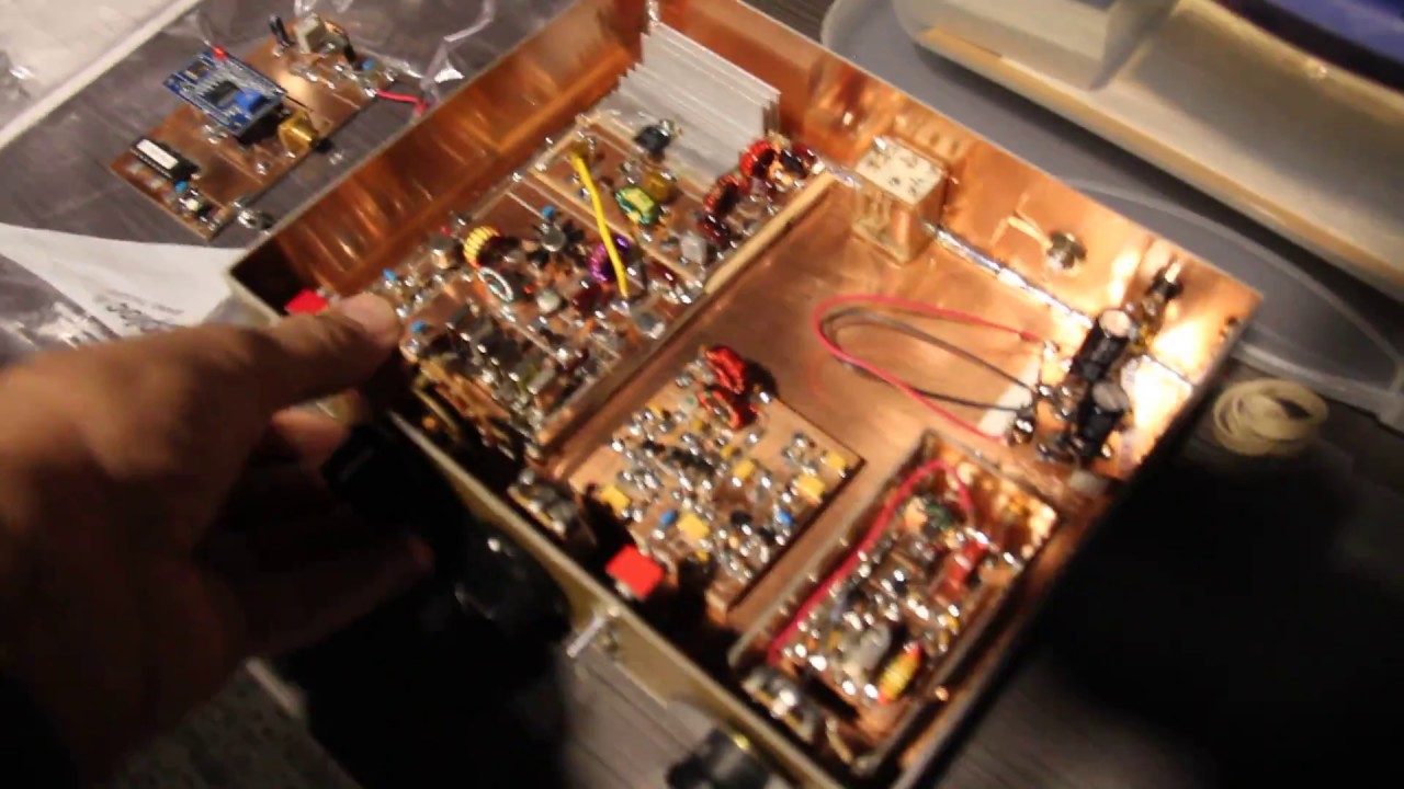 Homebrew amateur radio equipment by AE7AX
