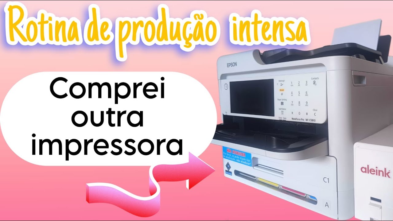 Temos mentoria para aprender a vender na Shopee- Comprei outra impressora para dar conta da demanda 