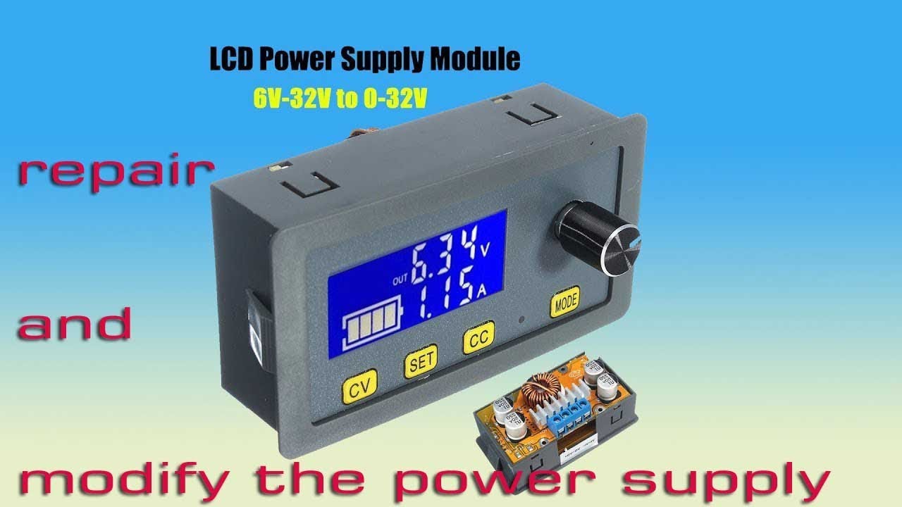 repair and modify the power supply