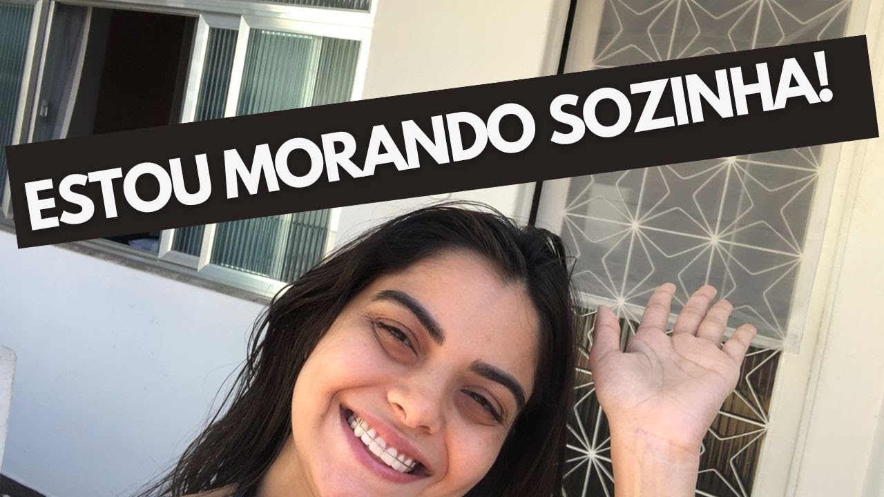 TOUR PELA MINHA KITNET - MORANDO SOZINHA!