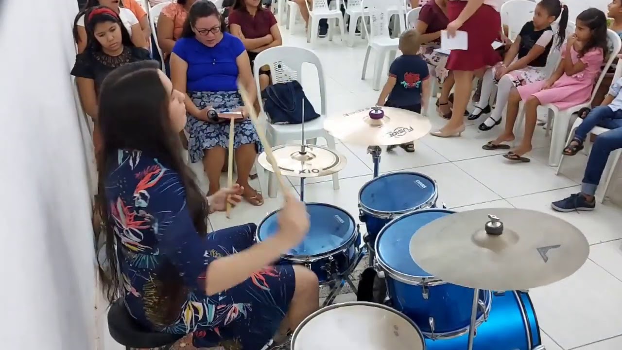 #Nossa Esperança é sua Vinda Hino da harpa cristã 300 Em Ritmo Diferente 😱🔥🔥🥁