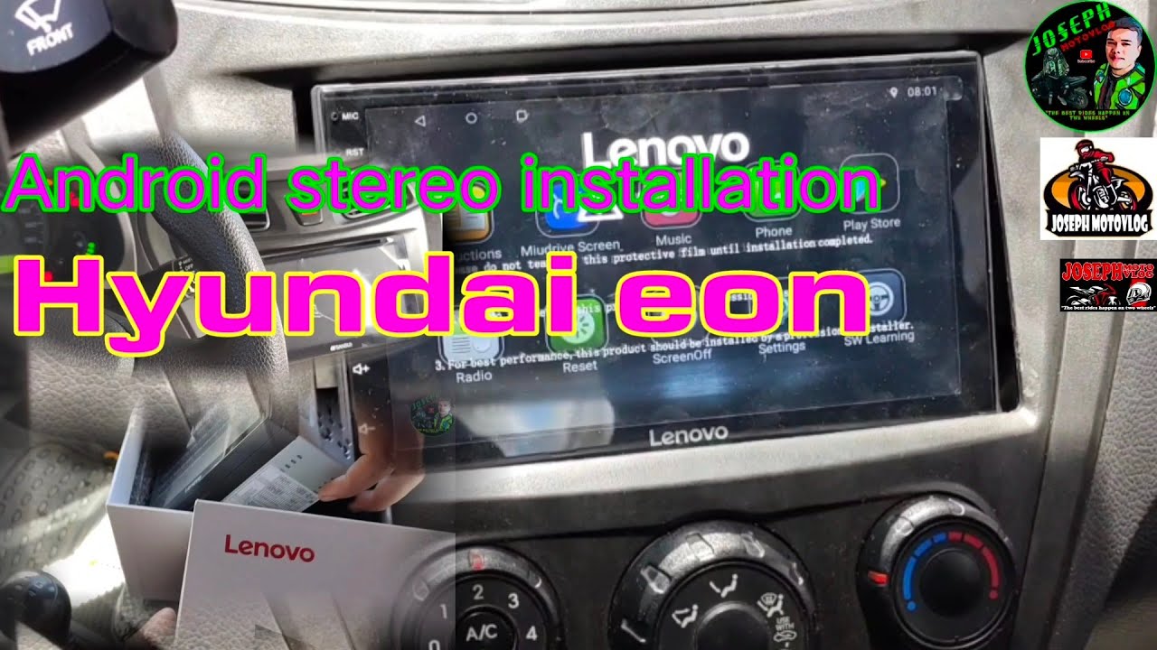lenovo android stereo install on hyundai eon