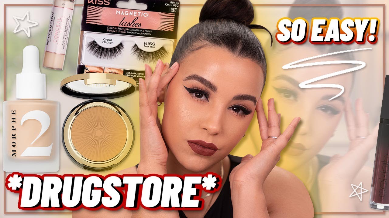 SIMPLE EVERYDAY FALL MAKEUP TUTORIAL using Affordable Products! *Quick & Easy Drugstore Makeup Look*