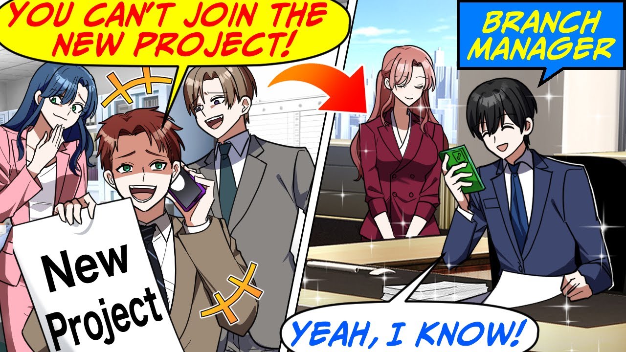 My 3 Coworkers Called Me on a Business Trip Saying My Desk's Gone! But…[RomCom Manga Dub]
