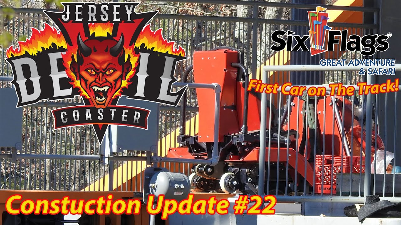 Jersey Devil Coaster | Construction Update #22 | Six Flags Great Adventure | April 8th, 2021