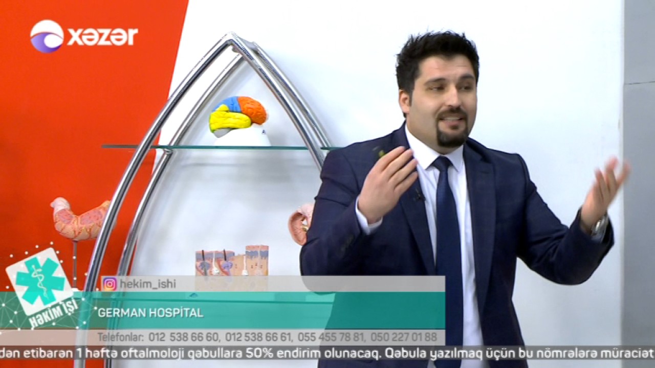 10 01 2017 Hekim ishi German Hospital uzman oftalmoloq Mustafa Kilic