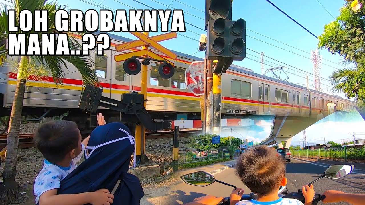 UNIK ALARM BARU Perlintasan Jalan Karya~Tanpa Gerobak Mie Ayam
