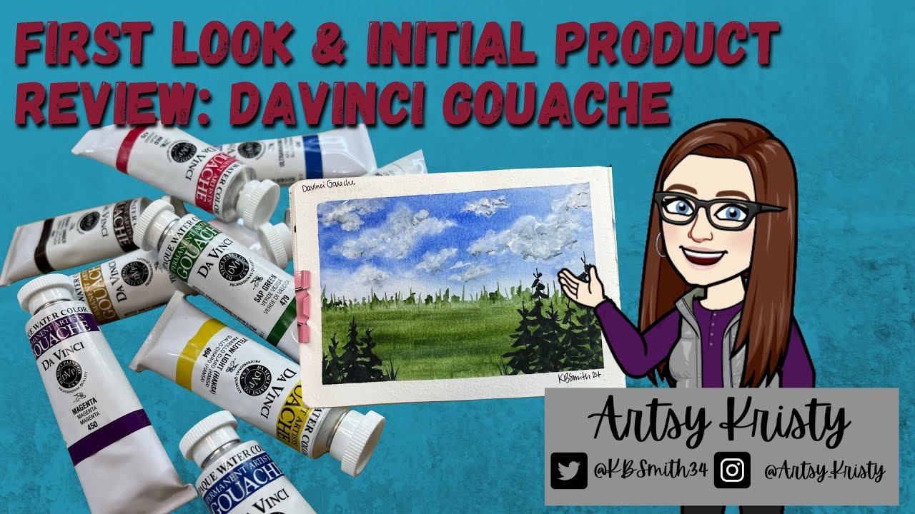 DaVinci Gouache   First Look and Initial Review
