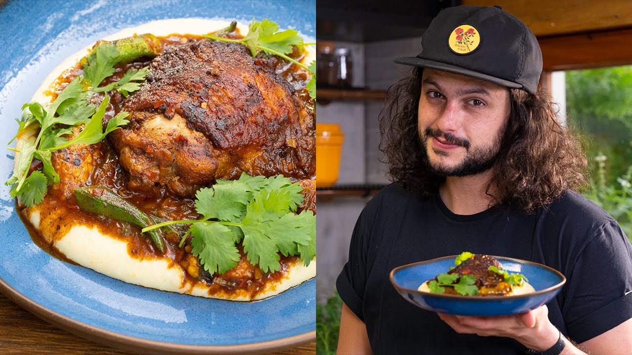 FRANGO COM QUIABO E ANGU CREMOSO | PF DE RESPEITO | Mohamad Hindi