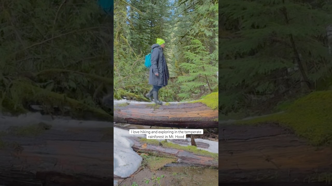 I love hiking and exploring the temperate rainforest of Mt. Hood. 