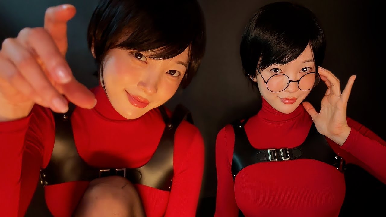 ASMR 자, 이제 누가 보스지? 😎😈 Boss's Order! Ada Wong Roleplay (Head Massage, Leather Gloves, Heart beat )