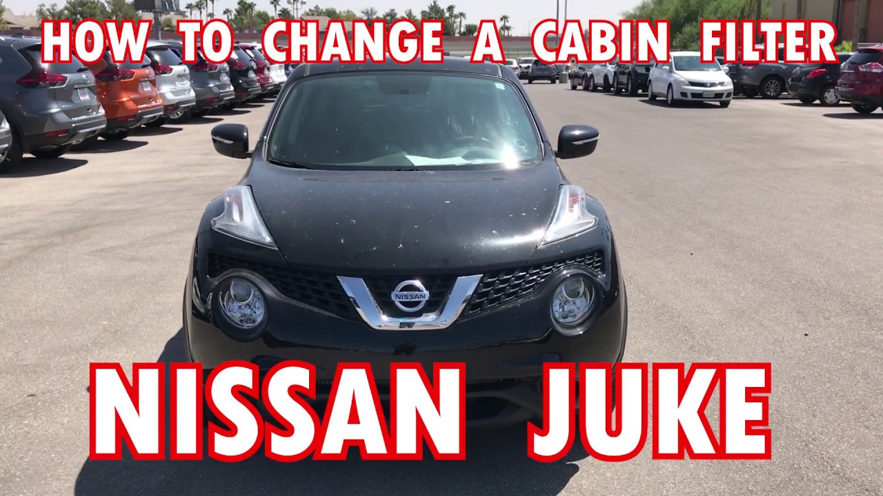 HOW TO REPLACE NISSAN JUKE CABIN FILTER