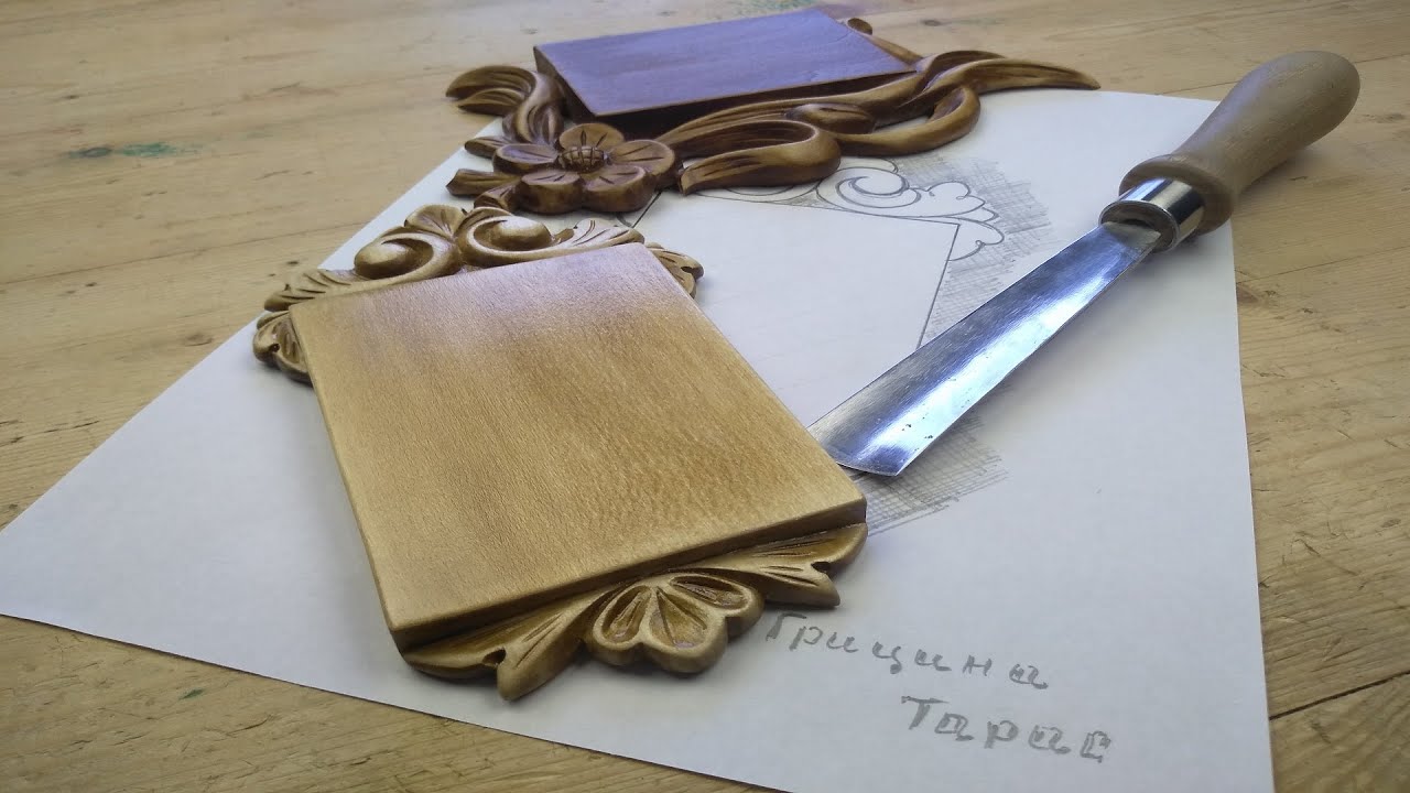 Резная рамка для иконки своими руками, резьба по дереву