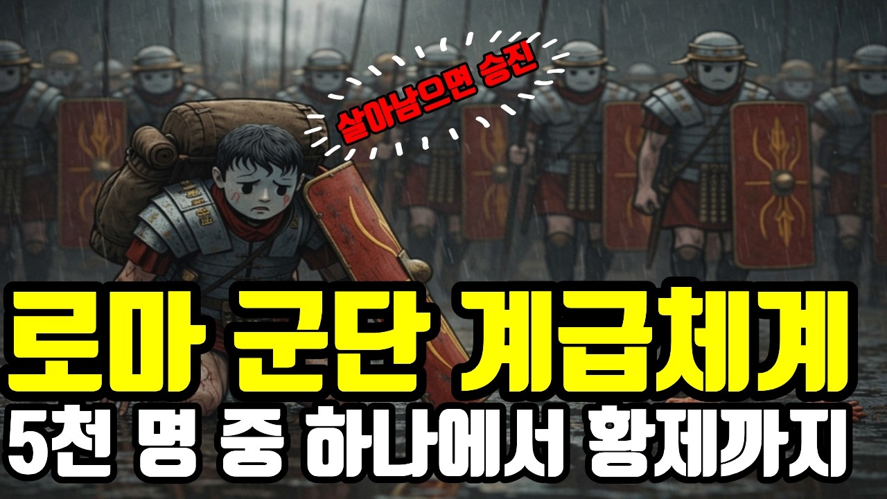 피와 연줄 vs 실전: 로마 군대 계급이 잔혹한 이유