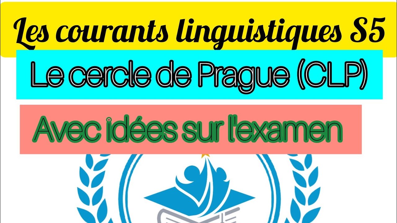 Les courants linguistiques Semestre 5: le cercle de Prague