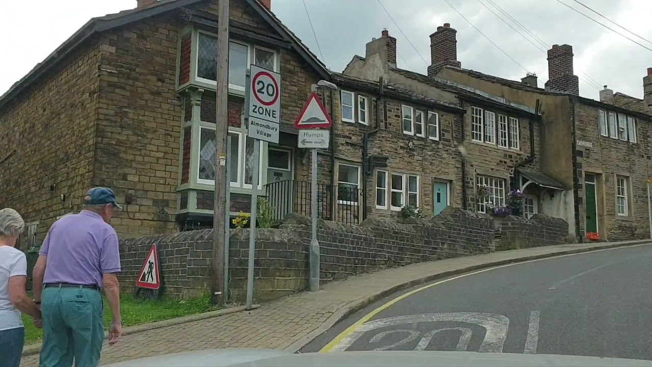 HUDDERSFIELD TO ALMONDBURY,  ON WATERLOO ROAD, IN 9 MINUTES