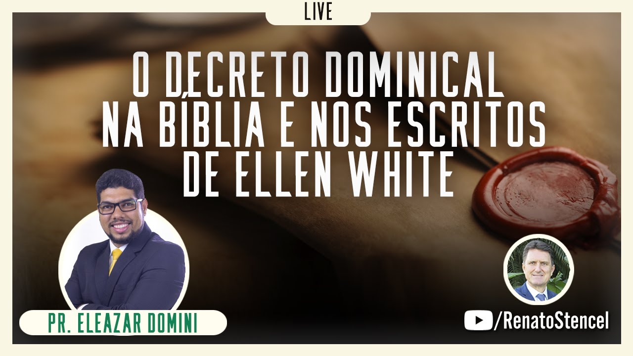 Fala sério, pastor: Decreto Dominical está na Bíblia ou é coisa de Ellen White?