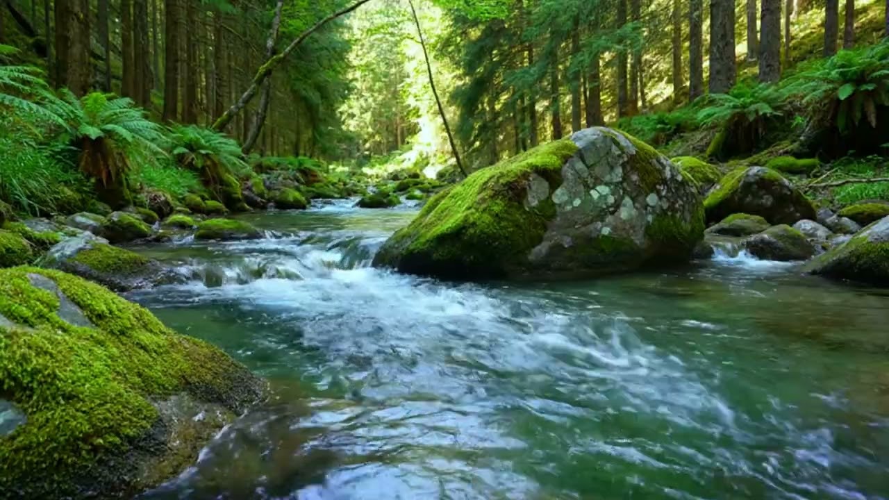 Setiap aliran membawa pergi beban pikiran, dan menjadi ketenangan Meditasi Alam