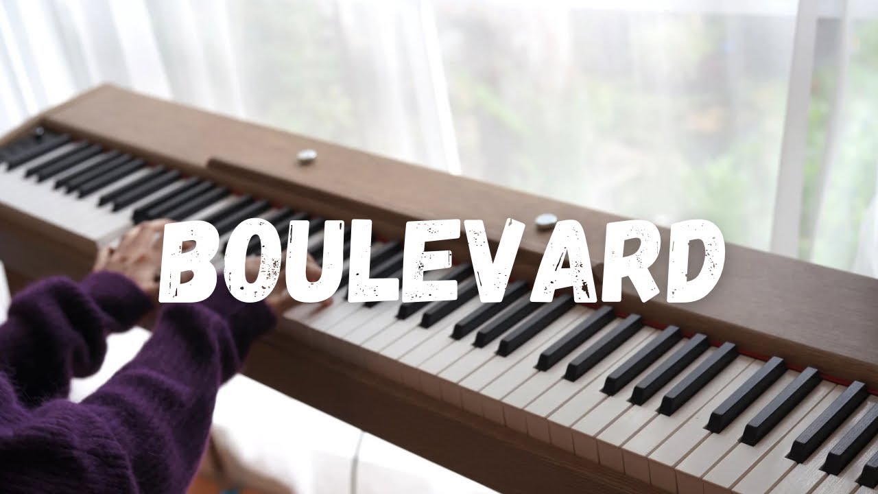 How to play Boulevard - Dan Byrd [easy piano tutorial]