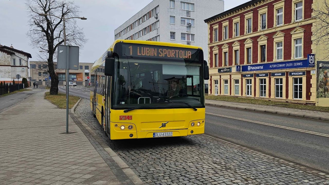 [🇵🇱PL] PKS Lubin - Volvo 7700 #17349 - [🚍1➡️LUBIN SPORTOWA]