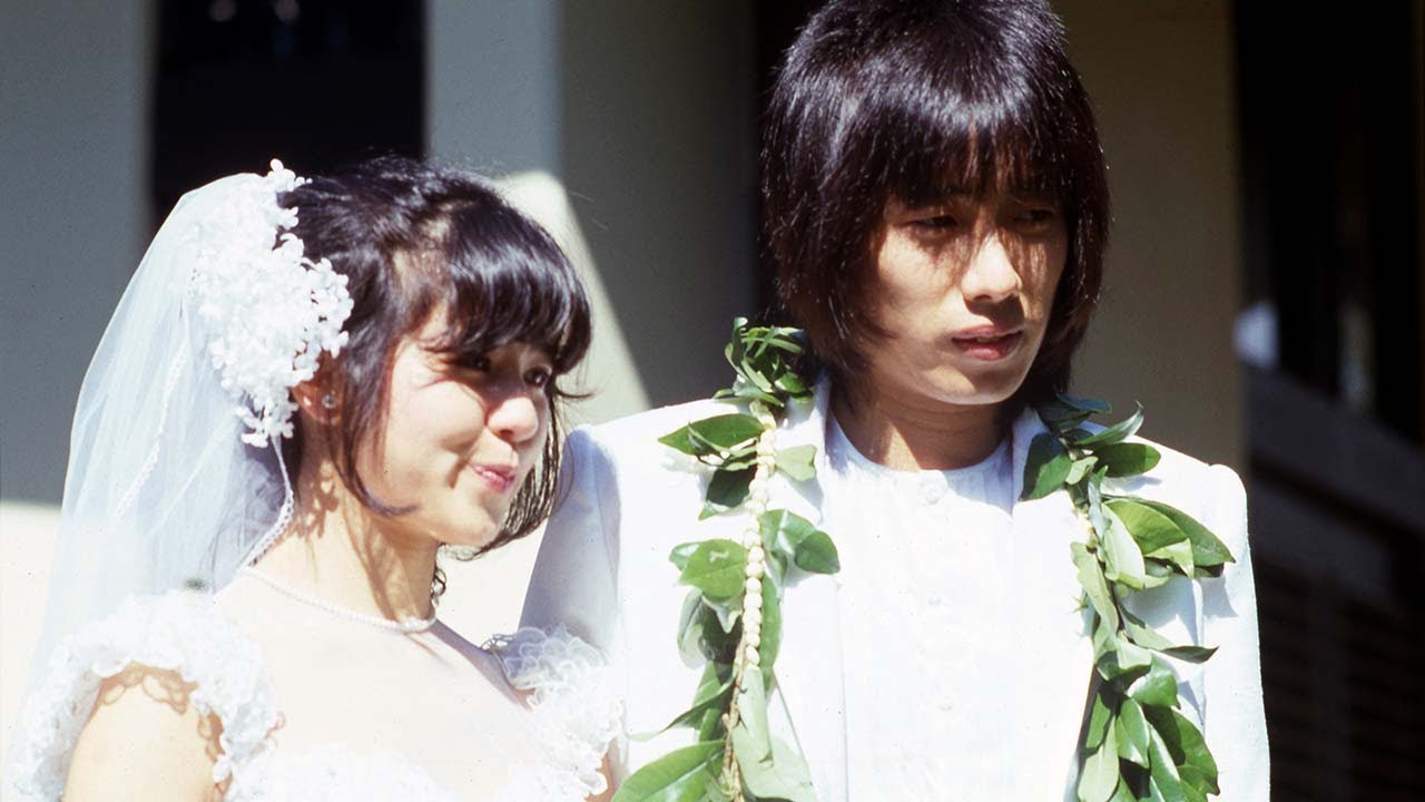 長渕剛、石野真子挙式　秘蔵フォトプレイバック