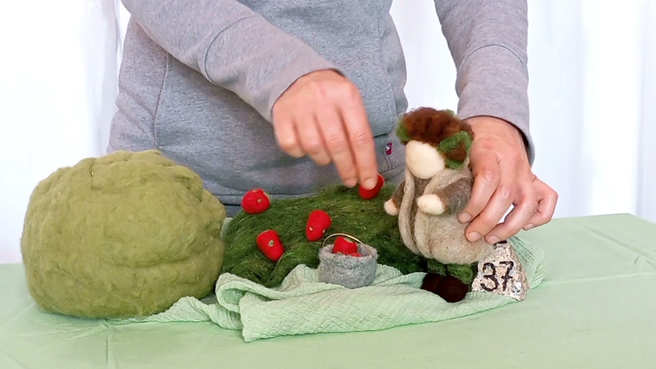Puppenspiel, Märchen, Waldorf ( Sommer ) - Erdbeerlein