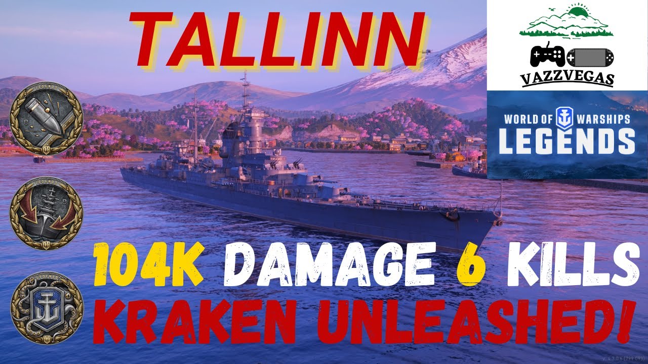 Let's Play Tallinn | 6 Pack Kraken! | World of Warships: Legends PS4 XBOX PS5