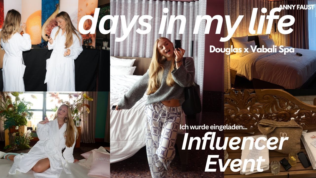 crazy days in my life | Influencer Event mit Douglas!! Spa Day & beauty haul