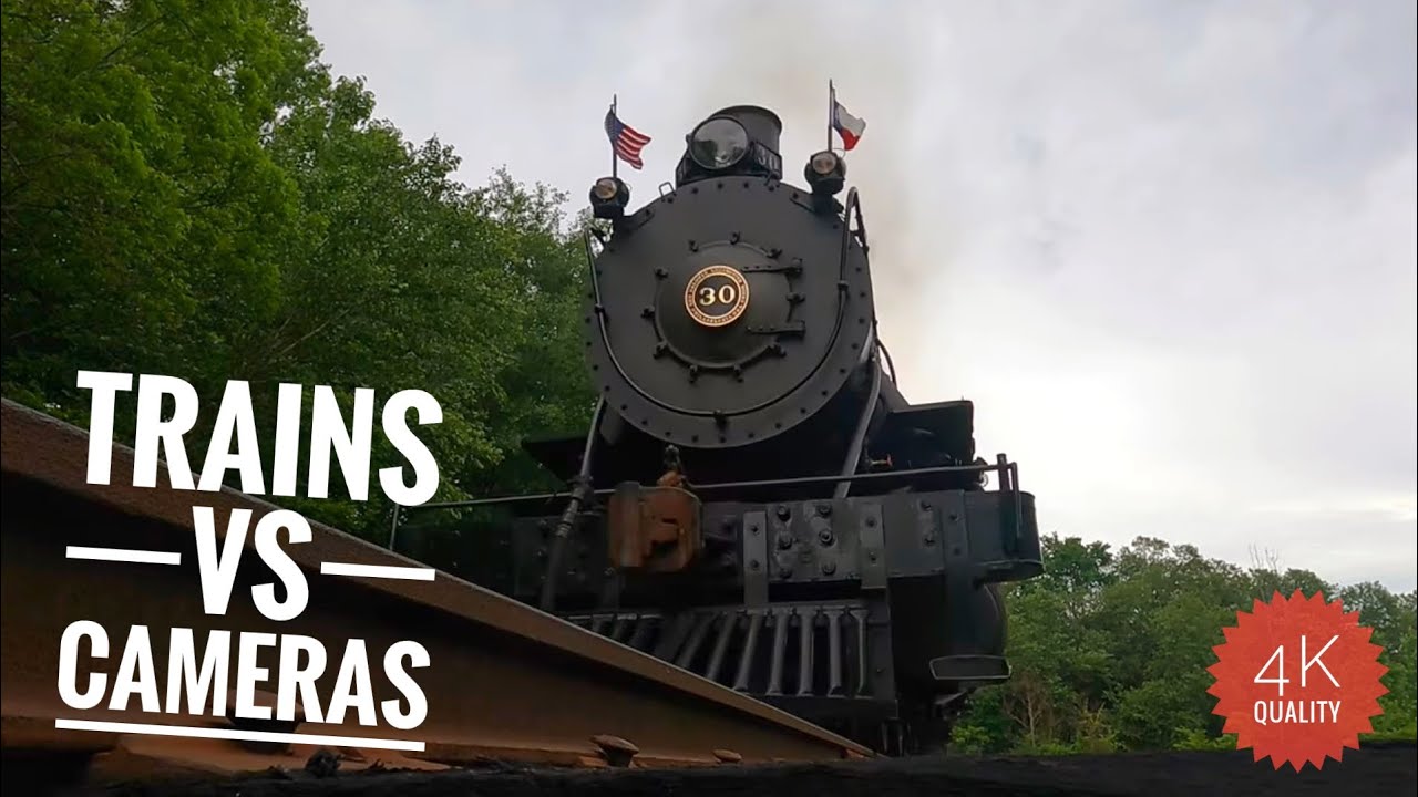 TRAINS RUNNING OVER CAMERAS! Train Vs. Camera Compilation! 4k Video!