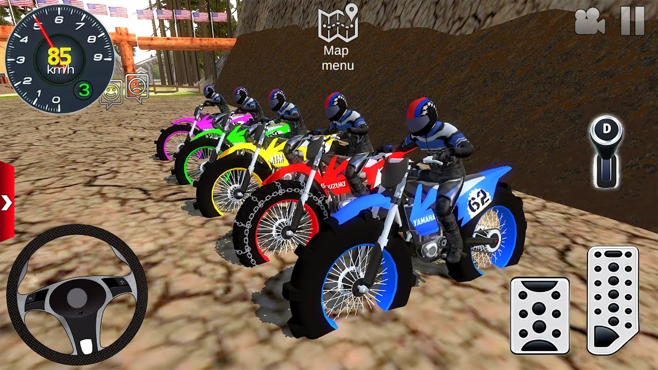 Impossible Bike Off-Road Driving Games #1 - Racing Dirt Bikes Simulator 2025 - Android Gameplay
