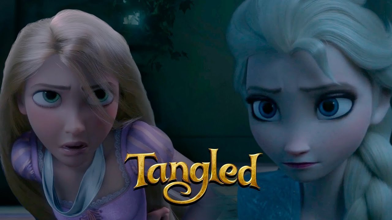 Scenes of Queen Elsa finding the lost princess | Frozen 3 [Rapunzel, Moana and Anna Fanmade Scene]