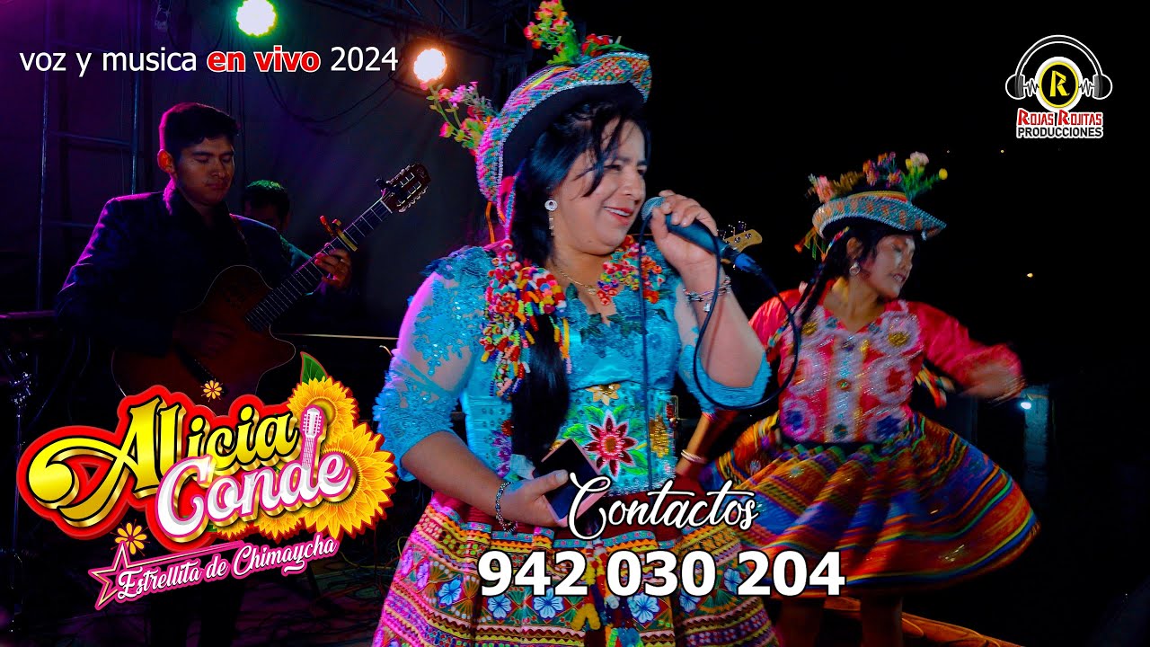 ALICIA CONDE CONCIERTO 2024 - MIX CORAZONCITO EN YANAMA - CARMEN ALTO - AYACUCHO