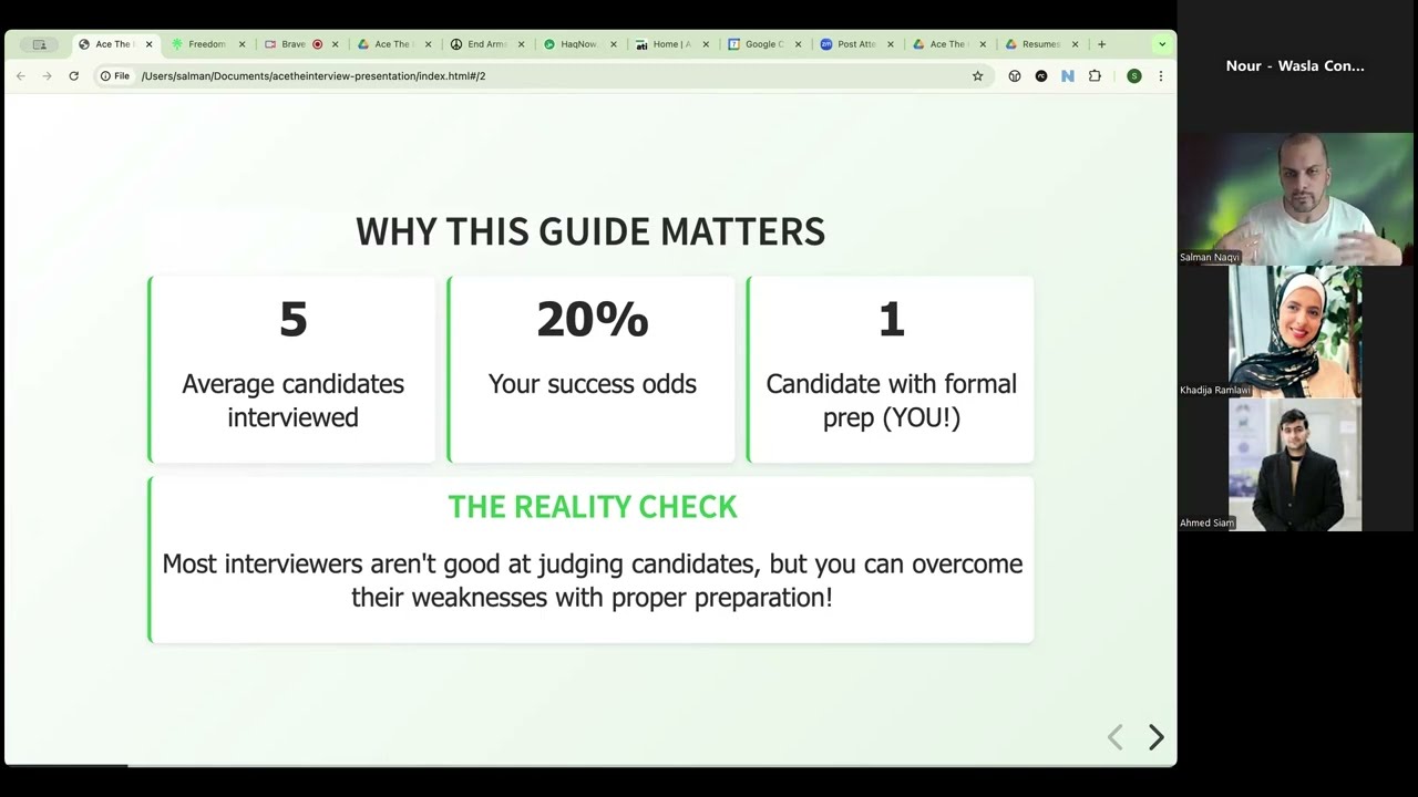 Prepare to Shine in Your Next IT Interview | Wasla Connect Live Session