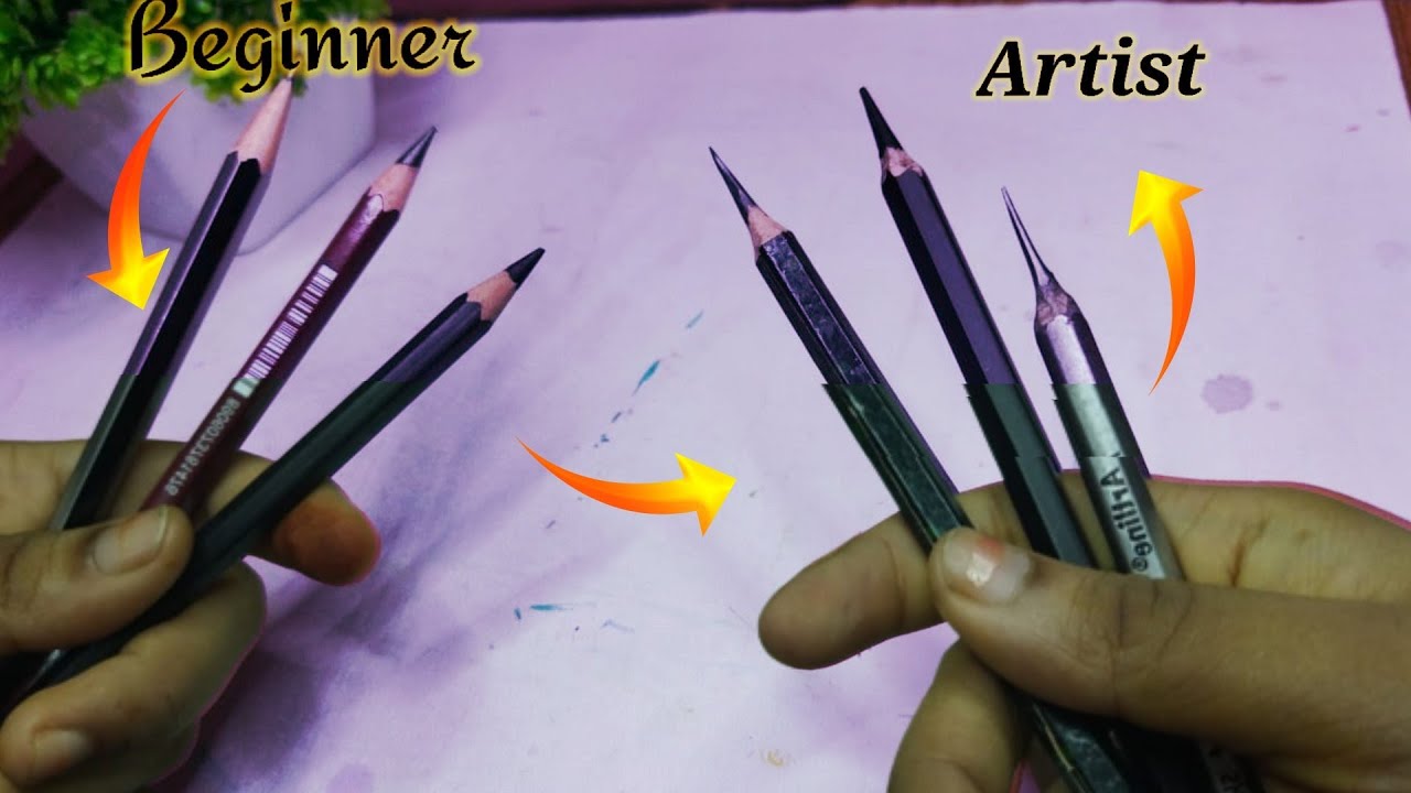 How to sharp pencil like a pro (Artist Or Beginner) ll Sharp your pencils like this 