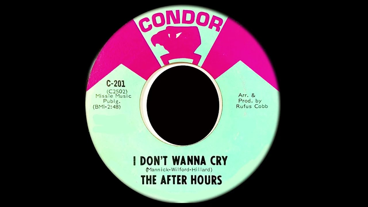 The After Hours - I Don't Wanna Cry .1971 (2024 Remaster)