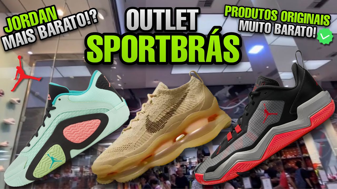 OUTLET SPORTBRÁS - Tênis ORIGINAL, BOM e BARATO no BRÁS! JORDAN mais Barato do Brasil!?