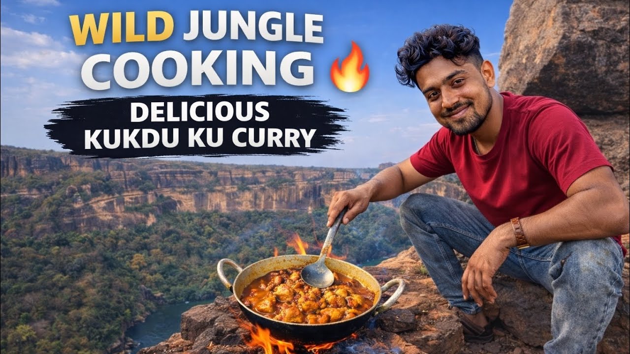 No Gas, Only Fire | Jungle Survival Cooking🔥