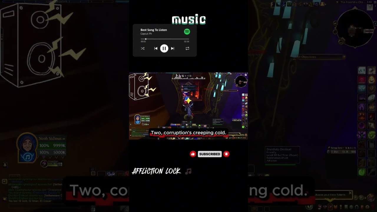 🎧Aff Locks Be Like: Dots, Drain, Delete 💀 | Warlock PvP Rock