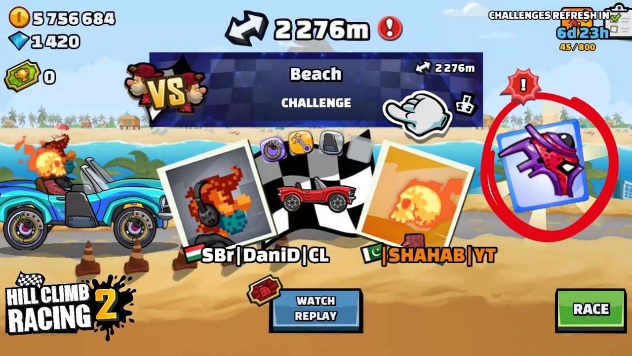 😱 UNEXPECTED LEGENDARY GIFT FROM FEATURED CHALLENGES!! IN - Hill Climb Racing 2