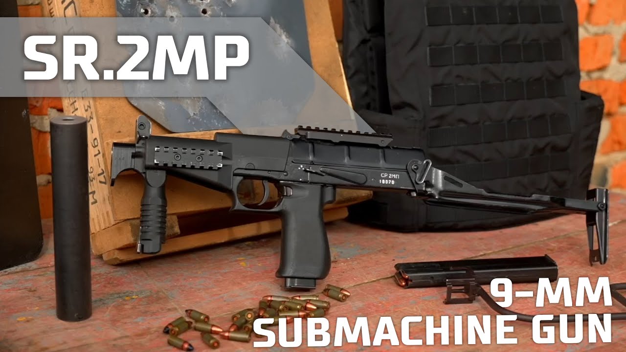 High firepower and accuracy of SR.2MP 9-mm submachine gun