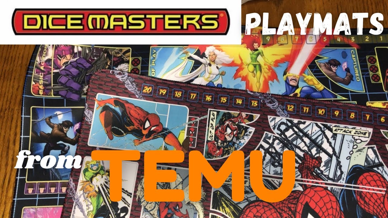 Dice Masters Play-mats from Temu?!