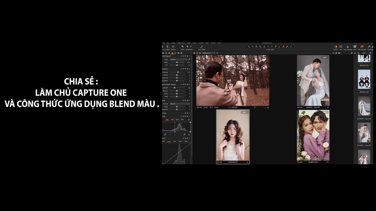 Làm Chủ Capture One và Ứng Dụng làm Nghề .