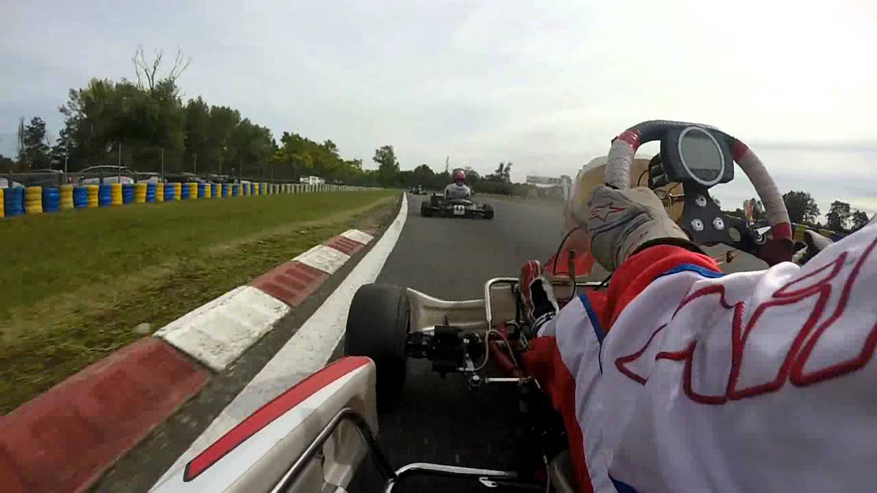 Championnat de France KZ2 à Varennes: caméra embarquée en finale 2