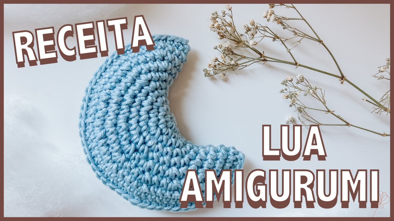 Passo a Passo Lua de Crochê | Aprenda como fazer uma lua de crochê para lembrancinhas e móbiles!