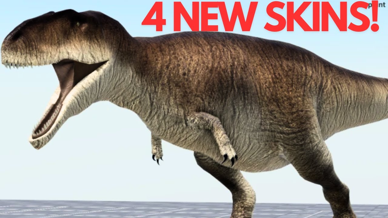 New CARCHARODONTOSAURUS REPAINT + NEW Animations!!! - Dinosaur World Mobile