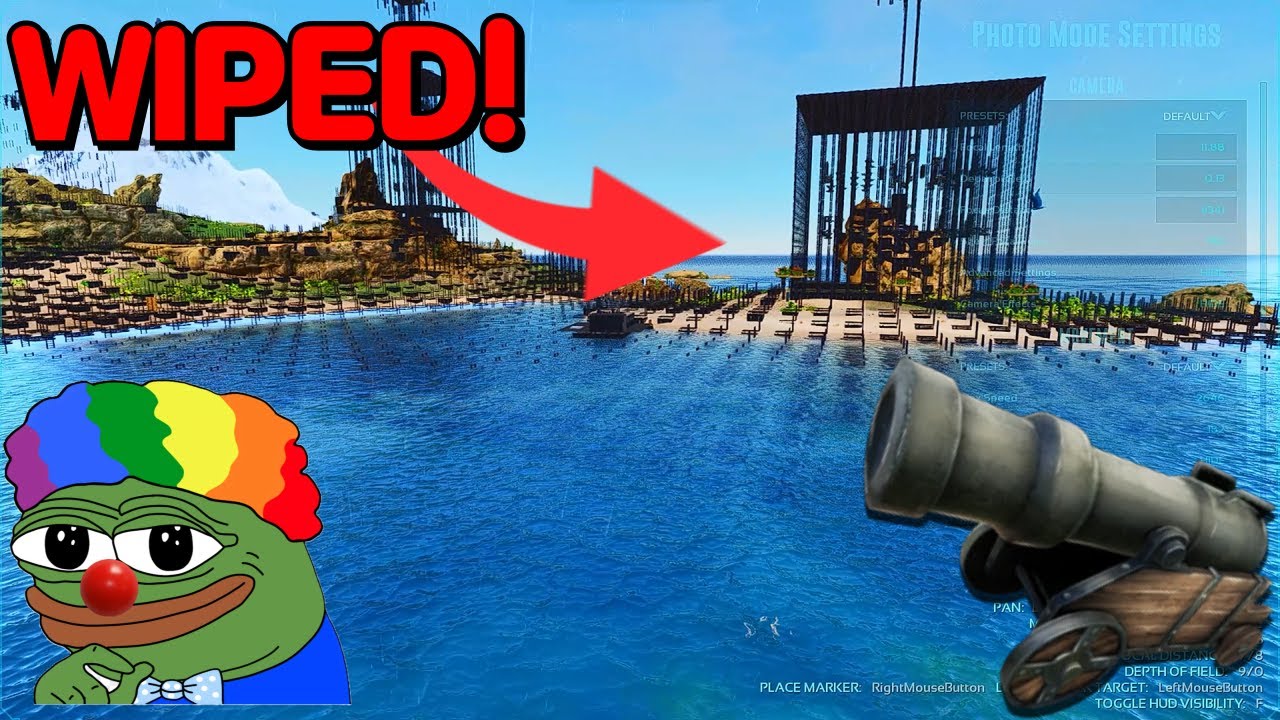Wipe tower with cannon ! || ARK Ascended Small Tribe PVP