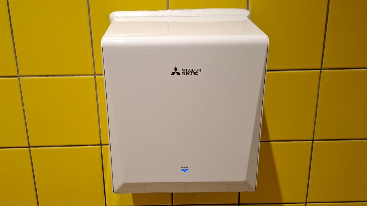 Mitsubishi Jet Towel Smart hand dryer, Sainsburys 🚹, Fareham, Hampshire